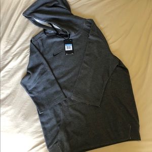Nike half sleeve hooded sweatshirt